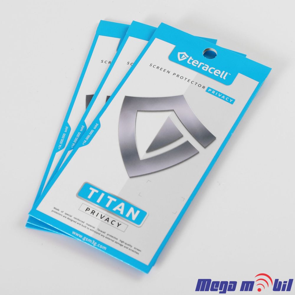 Tempered glass za iPhone 16/15 TITAN Privacy